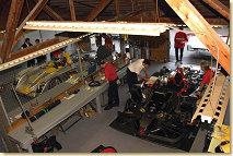 Team Audi Sport North America at work