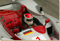 Emanuele Pirro in the Infineon Audi R8 #1