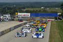ALMS cars come to the green flag in Road America 500 in Elkhart Lake
