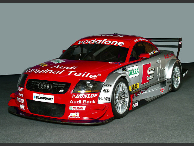 The Abt-Audi TT-R of the S line Audi Junior Team