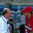 Head of Audi Sport Dr Wolfgang Ullrich and Emanuele Pirro