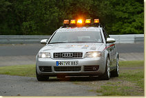 Three Audi S6s of quattro GmbH are Intervention Cars at the Nürburgring 24 Hour race