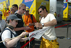 Christian Abt signing autographs