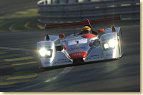 Audi driver Frank Biela (#1) in first qualifying on Wednesday