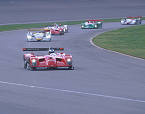 Panoz #1 with Magnussen went into the lead