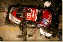 Abt-Audi TT-R #7 during qualifying for the 24-Hours race