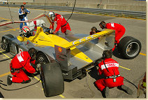 Pitstop of the Infineon Audi R8 #2