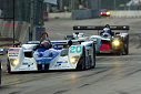 The #20 Dyson Racing Lola-MG driven by Andy Wallace and Chris Dyson won the LMP 675 class