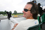 ALMS driver Jim Matthews relaxing