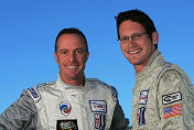 Kelly Collins (left) and Gunnar Jeannette are a new driving team for  Panoz Motor Sports