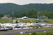 Scenic view of Connecticut countryside at Lime Rock Park