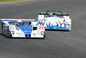 The Dyson and Race Car Company Lolas on track together
