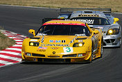 The #3 Corvette of Johnny O'Connell and Ron Fellows was the fastest  car in the GTS class