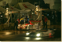 The Audi pits at Road Atlanta