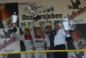 The podium at Oschersleben