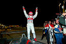 Marco Werner celebrates victory in the Sebring 12 Hours
