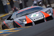 The #6 Lamborghini Murcielago R-GT on course at Infineon Raceway