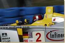Rinaldo Capello in the Infineon Audi R8 #2