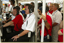 The Audi crew is watching the qualifying