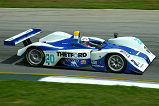 The #20 Dyson Racing Lola-MG was the fastest car of the day in Tuesday's American Le Mans Series test at Road Atlanta.