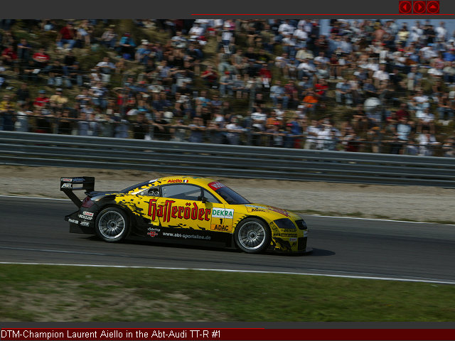 DTM-Champion Laurent Aiello in the Abt-Audi TT-R #1