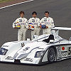 Audi Sport Japan Team Goh: Seiji Ara, Hiroki Katoh and Yannick Dalmas (from left)