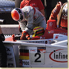 Also in 2002 Emanuele Pirro & Frank Biela will share the cockpit of their Audi R8 during all races of the American Le Mans Series (ALMS) and the 24h Le Mans race