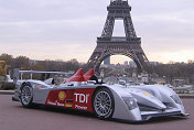 Audi R10 at the presentation in Paris