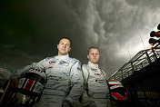 Jamie Davis and Johnny Herbert (Audi Sport UK Team Veloqx)