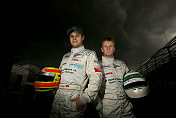 Pierre Kaffer and Allan McNish (Audi Sport UK Team Veloqx)