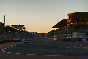 Le Mans during the night
