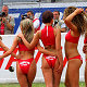Le Mans traditions ............ Hawaiian Tropic girls and photographers ......