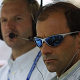 Emanuele Pirro and race engineer Hans Sauter