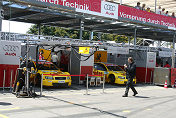 Audi Sport Team Abt Sportsline pits