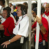 The Audi crew is watching the qualifying