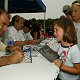 Emanuele Pirro during the autograph session