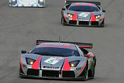 Suspension problems caused the withdrawal of the Krohn-Barbour  Lamborghinis