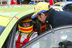 Christian Abt gives hints to Frank Biela for the Bye bye Lupo Cup Charity Race