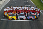 The 2004 Audi DTM works squad