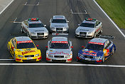 The Audi A4 DTM cars and the new DTM Safety Cars