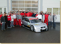The team of Audi Sport and the Audi A4 DTM