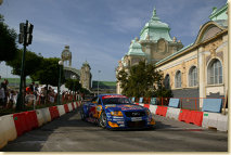 The Abt-Audi race taxi in Prague