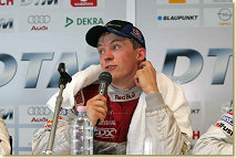 Mattias Ekström after his victory