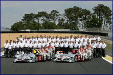 The 2006 Audi Le Mans team