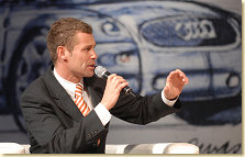 Tom Kristensen at the Audi Designers´ Tuesday