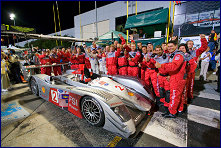 The winning Audi team