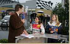 Claus Lufen (ARD), Vanina Ickx (Audi), Susie Stoddart (Mercedes-Benz)